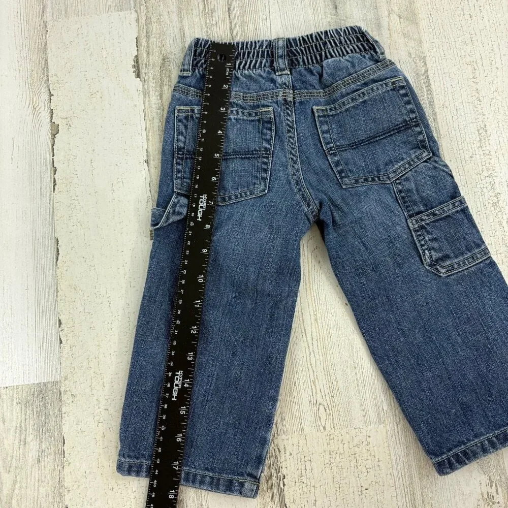 Gymboree Baby Sz 18 to 24 M Denim Carpenter Jeans
